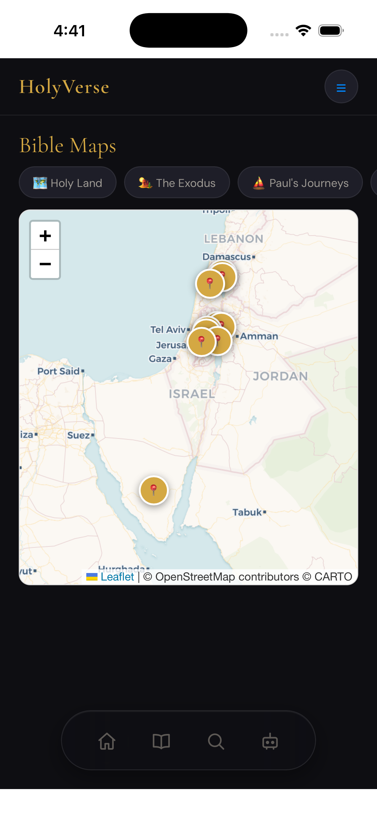 HolyVerse iOS app screenshot 3
